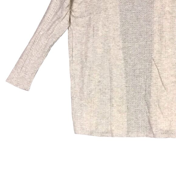 Bobeau Womens Size S Open Front Cardigan Waffle Knit Colorblock Long Sleeve - Picture 7 of 10